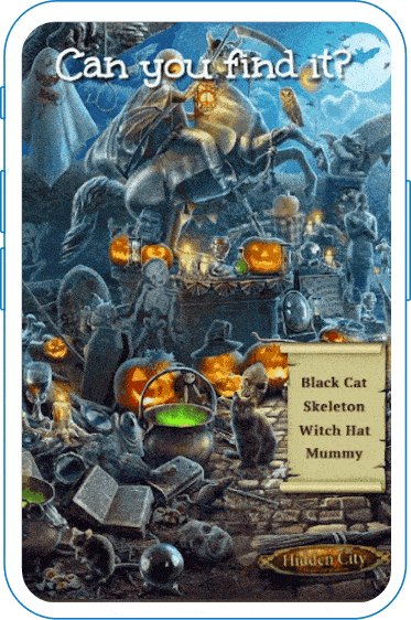 Haunted house with jacko'lanterns